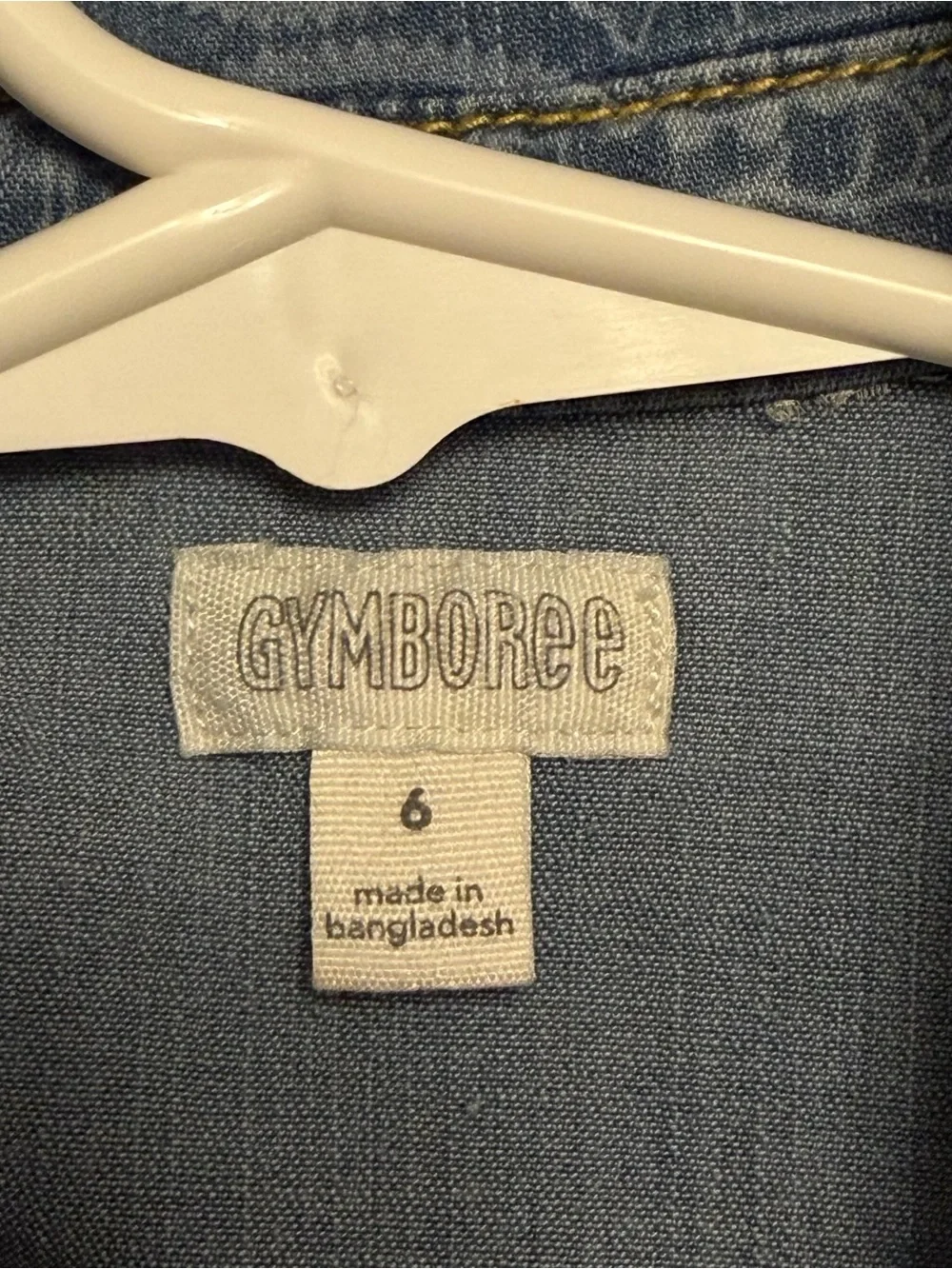 Gymboree Light Blue Denim Shirt Dress